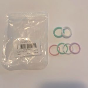 Silicone rings 6 new with package size 7